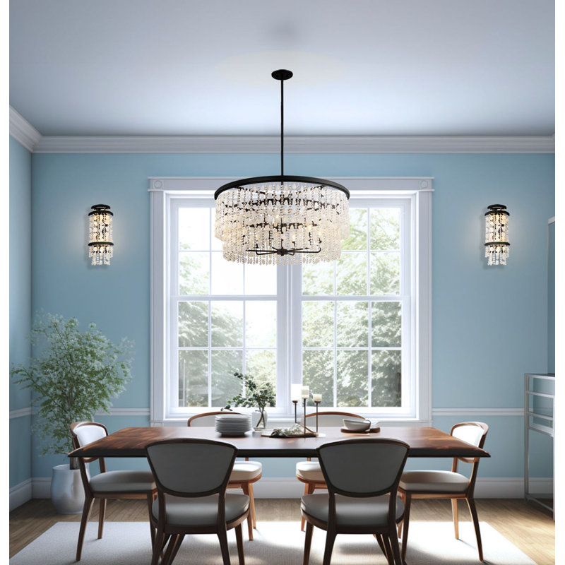 Shimmering Elegance 9 - Light Metal Chandelier