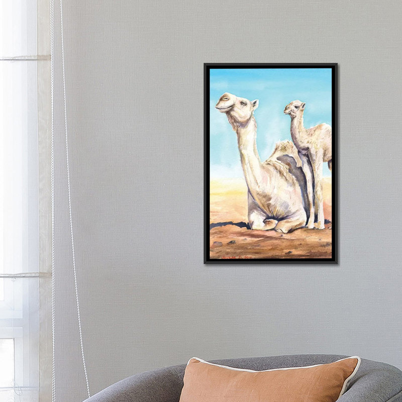 « mixte & de veau », impression sur toile, H 26 po x l 18 po x P 1,5 po, Toile avec cadre noir, Pas de tapis