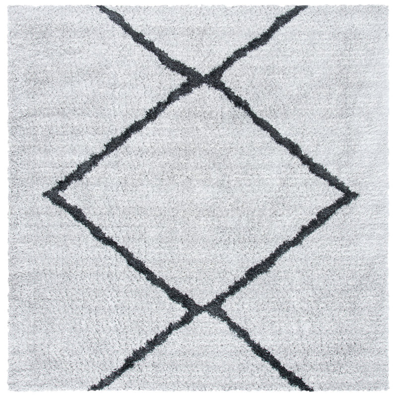 Tapis à poils longs Poulsbo, Carré 6 pi 7 po