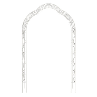 Metal Garden Arch Assemble Freely With 8 Styles Garden Arbor Trellis Climbing Plants Support Rose Arch Outdoor Arch Wedding Arch Party Events Archway