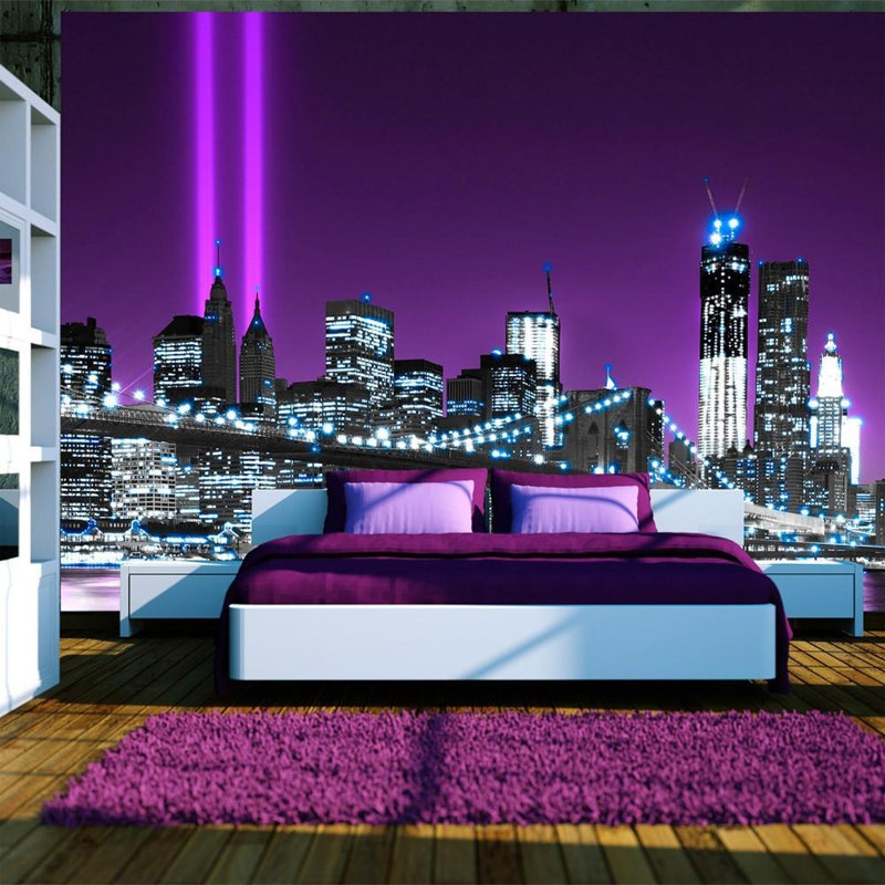 Panneau mural Shining Manhattan L 11 po x l 96 po