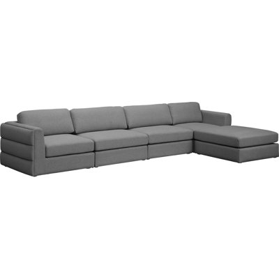 Howardine 152" Wide Reversible Modular Corner Sectional with Ottoman