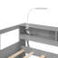 Lit de jour avec lit gigogne, casiers de rangement, conception de chargement USB-235760349