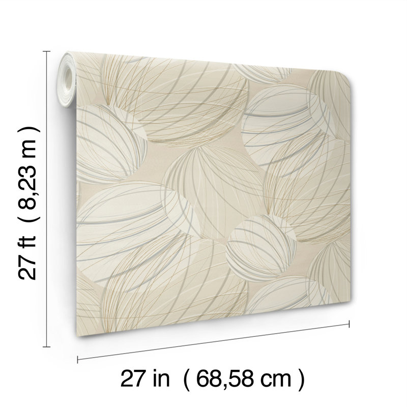 Floating Lanterns Roll, Taupe