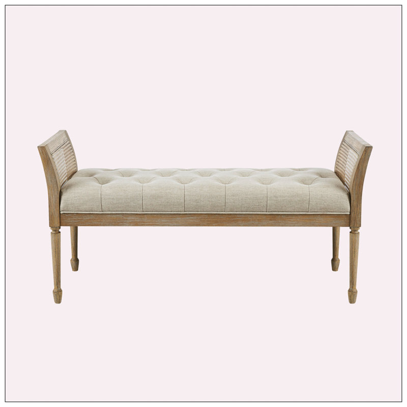 Chardarius Polyester Upholstered Bench