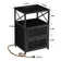 Nightstand with Charging Station End Side Tables with Storage Drawers and USB Ports & Power Outlets