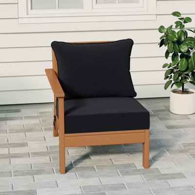 Deep Seating Left Arm Chair With Cushions