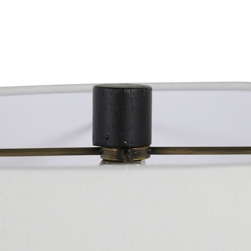 Maddox Resin Table Lamp, Black