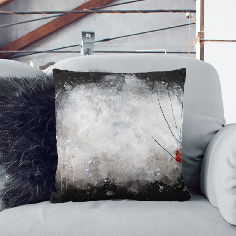 Square Throw Cushion, 55cm H x 55cm W x 20cm D, Stone