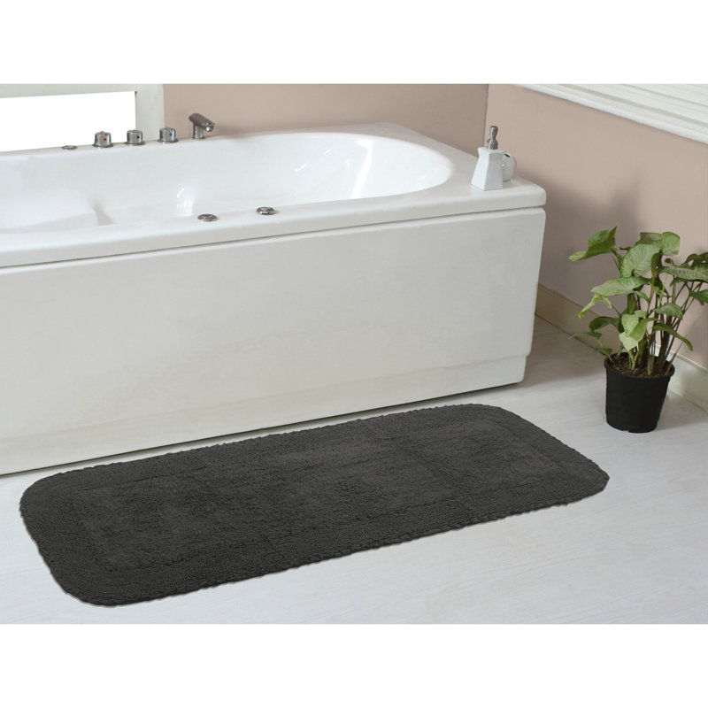 Maytham Bath Rug, Gray, Rectangle - 21" W x 54" L