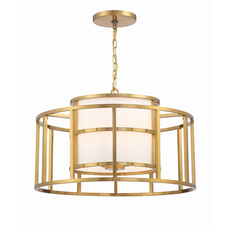 5 - Light Dimmable Geometric Chandelier