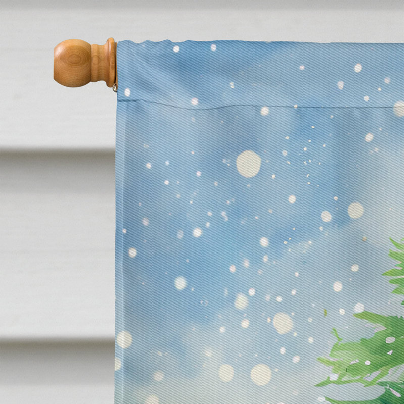 Double Sided Polyester Christmas, 40" H x 28" W