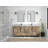 Malibu 84'' Double Bathroom Vanity with Top-76007450