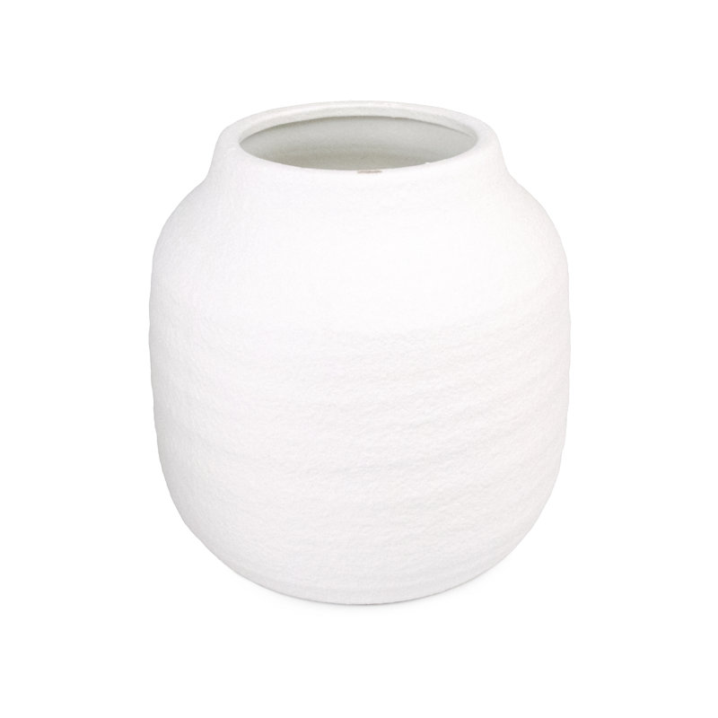 Dhital Handmade Ceramic Table Vase, 8" H x 7.5" W x 7.5" D