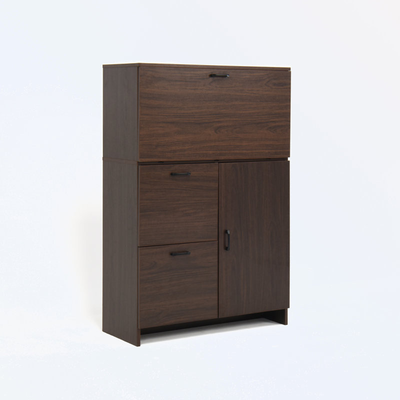 sideboard with Storage Drawer and Fold-up Desktop