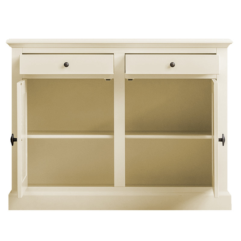 Breshai 126cm Sideboard, Cream White