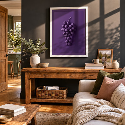 Purple Grapes Minimalist - Print