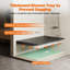 Ensemble de bordure de douche 38 po x 60 po, système de douche complet avec plateau, bordure, membrane imperméable, joints, coins, bride de fixation en ABS, truelle et niveau - drain excentré-122680590-122803692-113215081