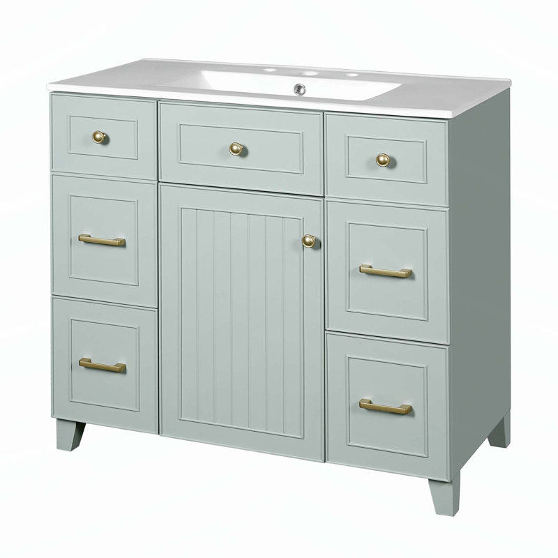 Meuble-lavabo élégant avec des fonctionnalités avancées pour une fonctionnalité optimale