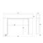 Sabine Contemporary Wood Fireplace Mantel Surround Kit Includes Wooden Mantel Surround And Shelf-83100255-83100253