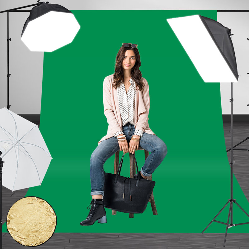 8.5ftx10ft Photography Video Studio Lighting Kit