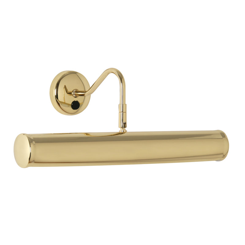 2-Light Picture Light, Polished Brass
