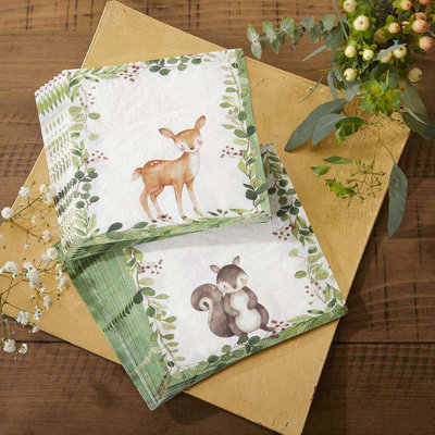 Disposable Paper New Baby Dinner Napkins