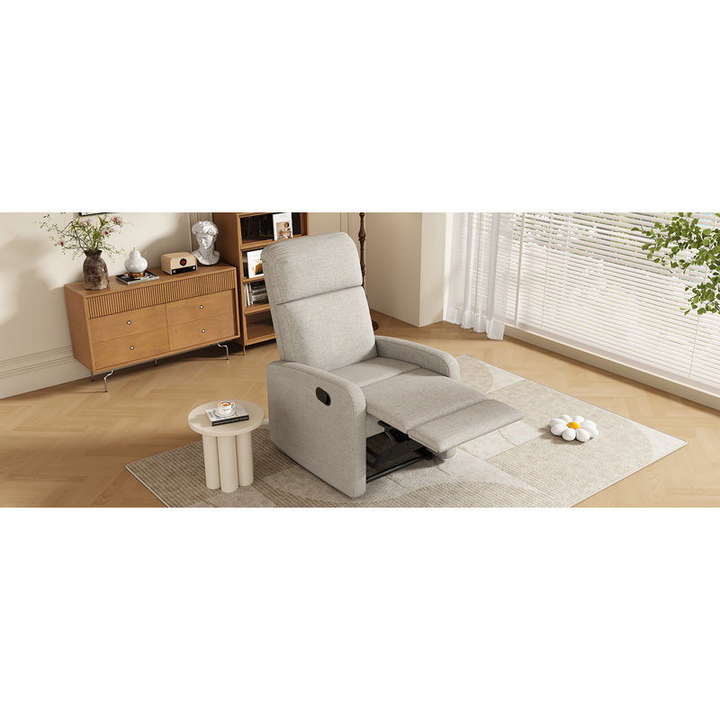 Fauteuil inclinable manuel de cinéma maison avec dossier réglable Modern, Blé