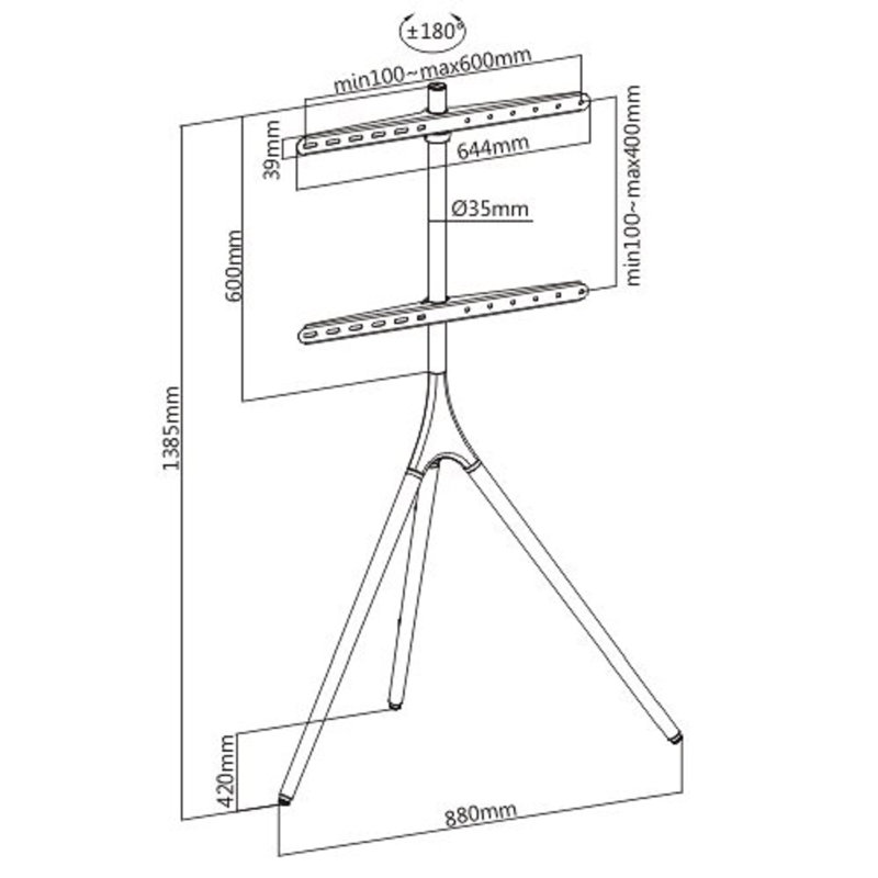 Carlie Unfinished TV Stand for TVs up to 32"