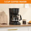 Compact 5-Cup Coffee Maker – 24H Programmable Timer, Keep Warm Function, 25Oz Water Tank, Overheat Protection, And Auto-Shutoff. Ideal For Home, Office, Or Outdoor Adventures (Black)-113319946
