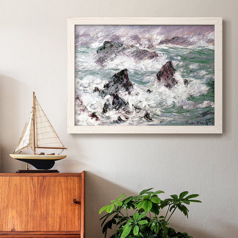 «Storm At Belle», reproduction d'art sur toile, Blanc, H 18 po x l 26 po x P 1,5 po