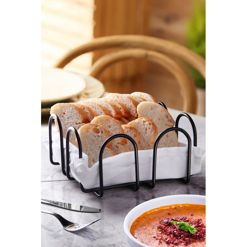 Totton 122 oz liq. Panier à pain, Noir