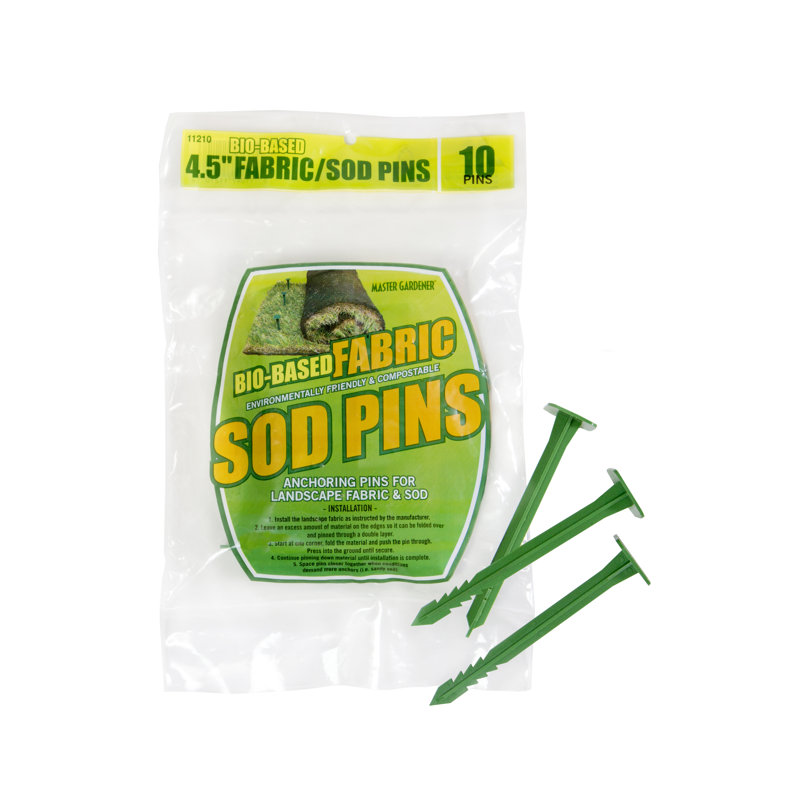 4.5 in. Plastic Sod/Fabric Pins