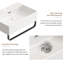 Lavabo vasque blanc