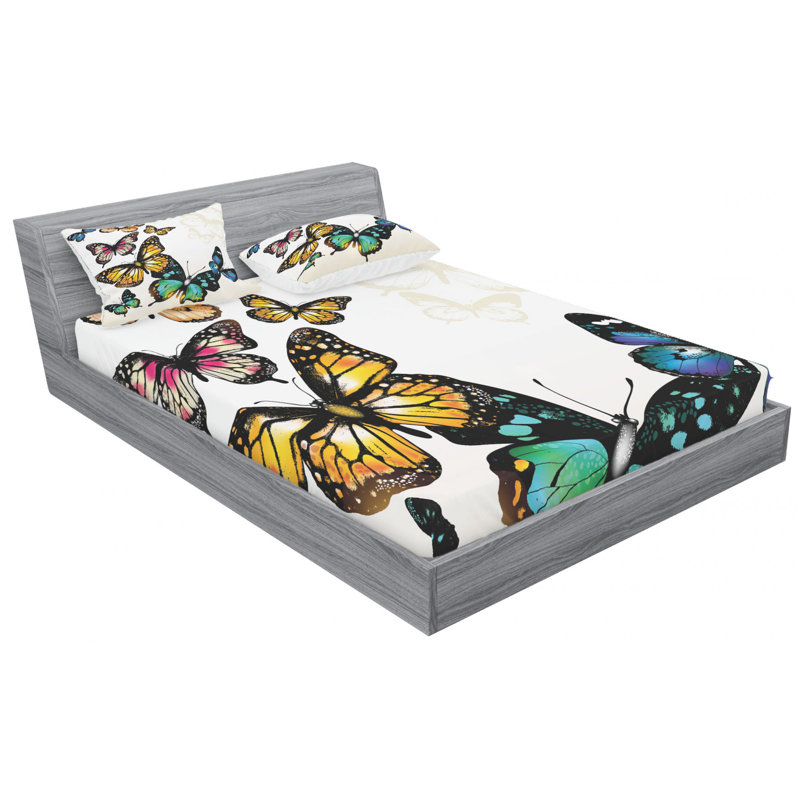 Microfiber Sheet Set, Full Sheet Set with Fitted Sheet