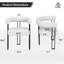 Chaises d'appoint modernes en métal, confort capitonné pour la salle à manger