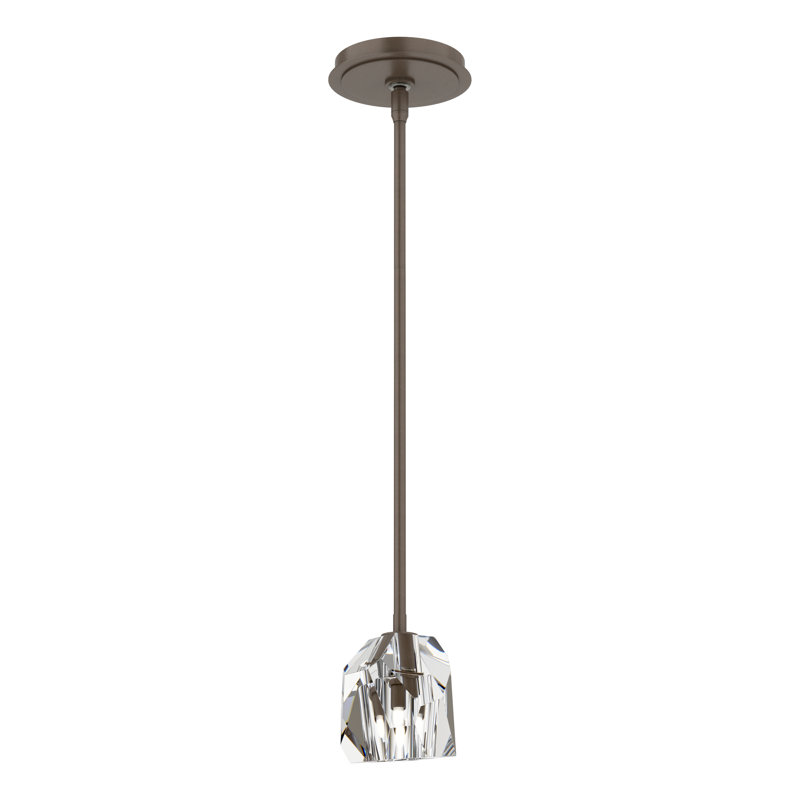 Luminaire suspendu géométrique 1 lumière Gatsby, Bronze