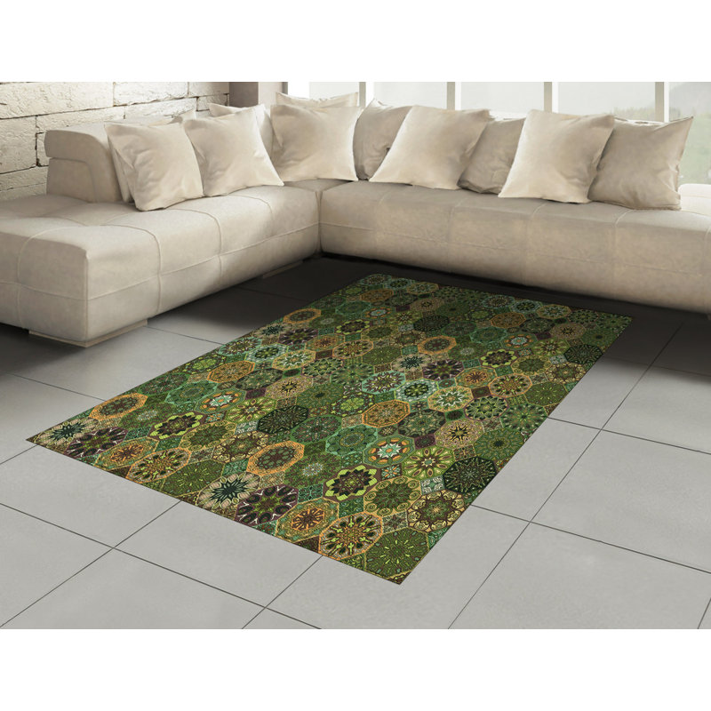 Bryon Geometric Hand Woven Area Rug, Rectangle 120 x 180cm