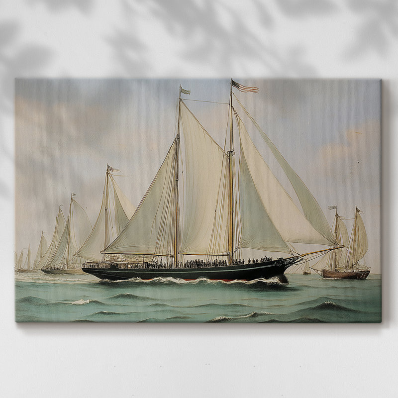 Série nautique-CLXV -Galerie enveloppée Cavas, 12 x 18