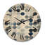 Horloge murale en bois massif Trishanna-1222227992