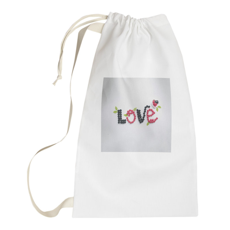 Fabric Laundry Bag with Handles, Small ( 64" H x 20" W x 1.5" D)