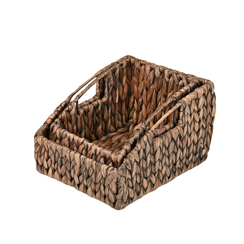 Happimess Wicker Decorative Basket, Brown