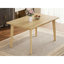 Table de salle à manger rustique de style campagnard, cuisine minimaliste moderne en bois massif ou table de salle à manger-1606842526
