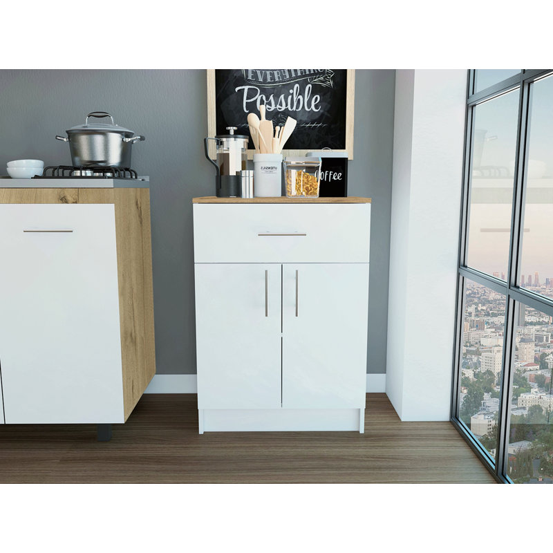 1-Drawer Rectangle Pantry Cabinet