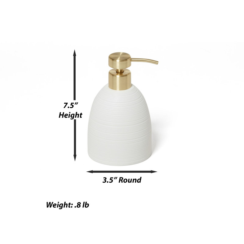Pompe à lotion de Dubaï, Garniture noire