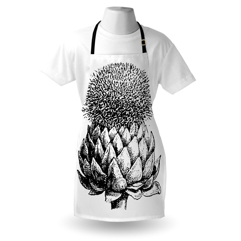 No Pattern Bib Apron