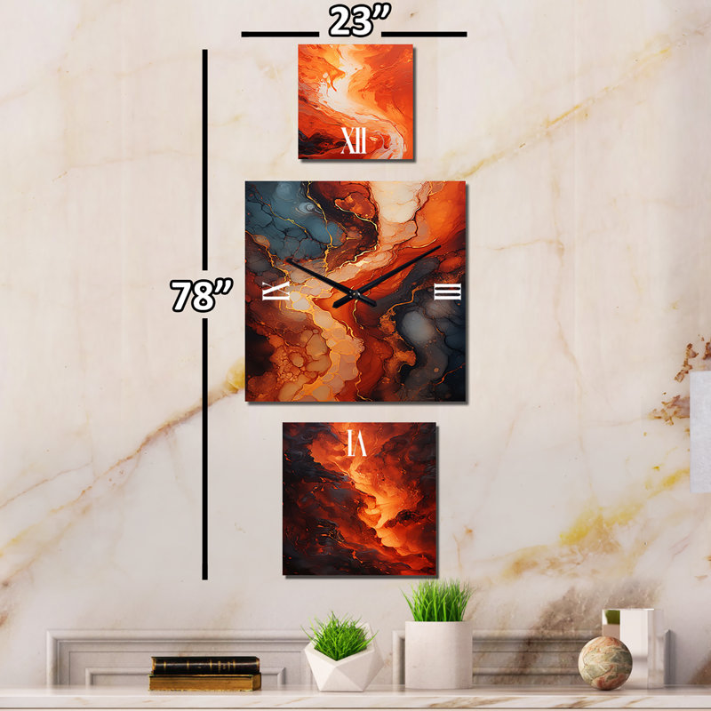 Maham Metal Wall Clock