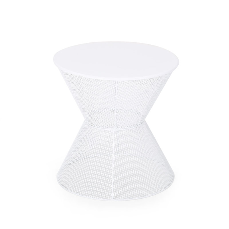 NEVADA SIDE TABLE, Matte White