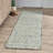 Oscoda Abstract Hand Woven Runner 2'7" x 8' Wool/Jute/Sisal Indoor / Outdoor Area Rug in Gray