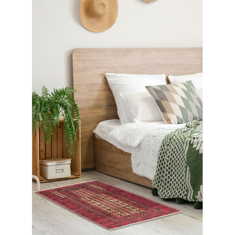 Tapis brun clair Teimani 2 pi 11 po x 4 pi 2 po